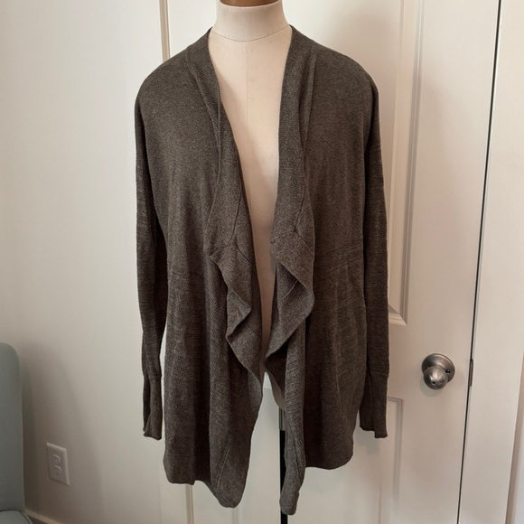 Lululemon 4 Find Your Calm Wrap Sweater Cardigan Olive Green Cozy Lounge - Picture 2 of 8